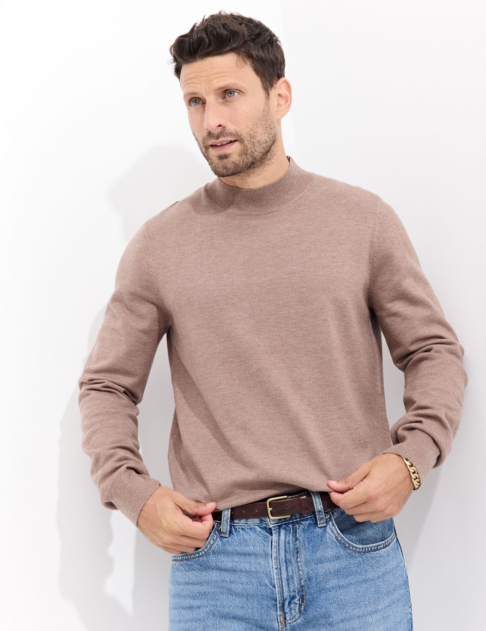 סריג צווארון גולף