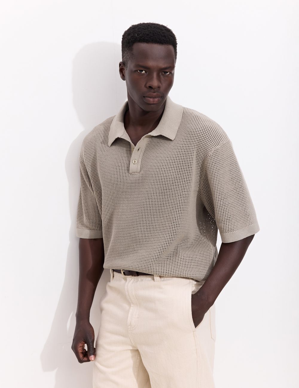 חולצת פולו סריג