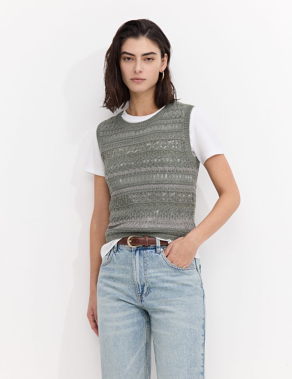 אפודה סרוגה