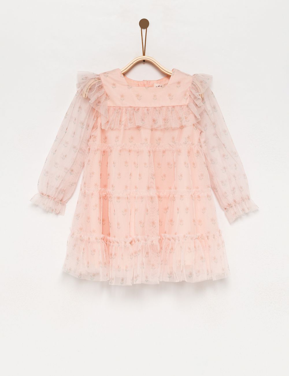 שמלת טול פרחונית