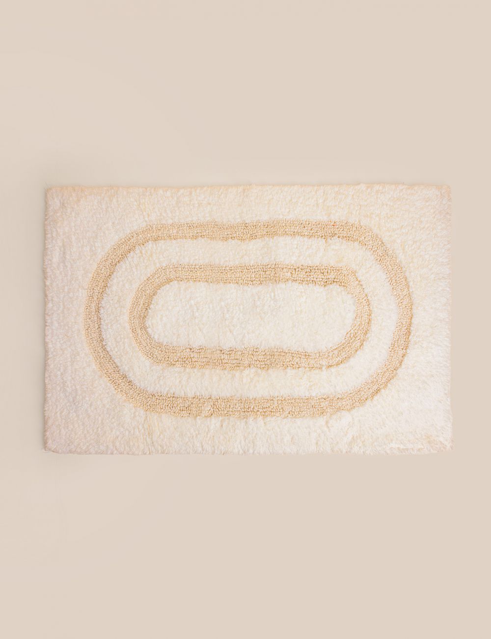 שטיח אמבט כותנה מעגלים 50X80CM