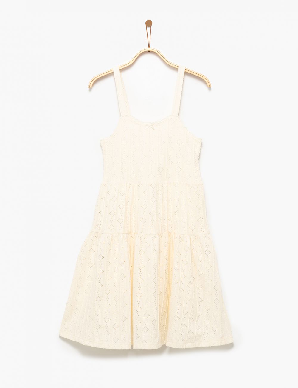 שמלה מבד רקמה