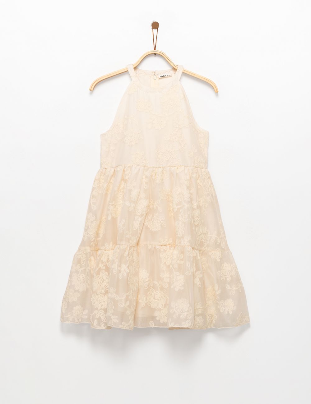 שמלת אפליקציות פרחים