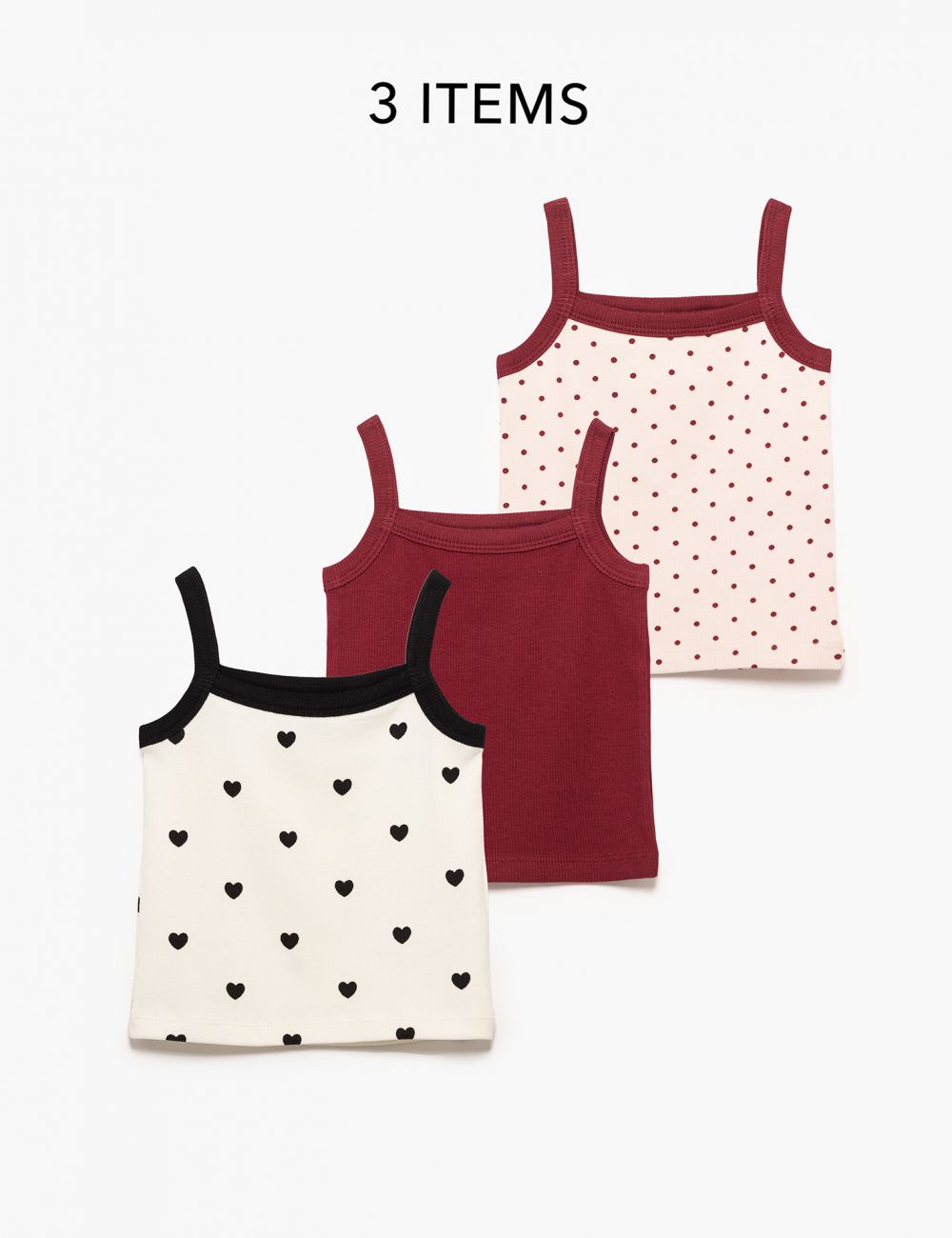 שלישיית גופיות ריב 6M-4Y