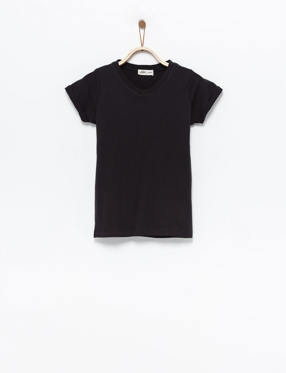 חולצה V שרוול קצר