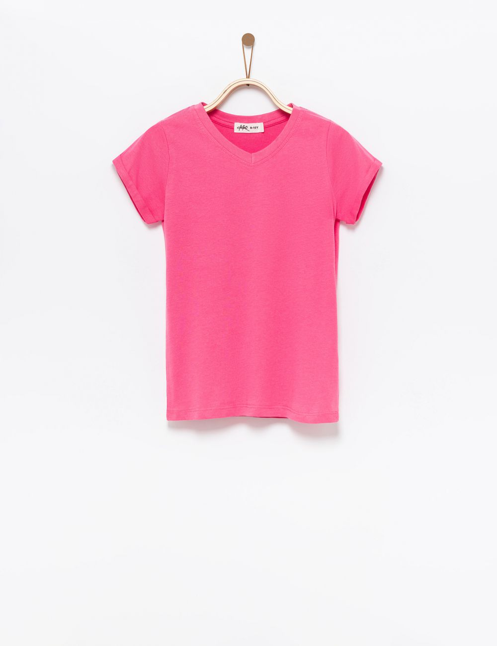 חולצה V שרוול קצר