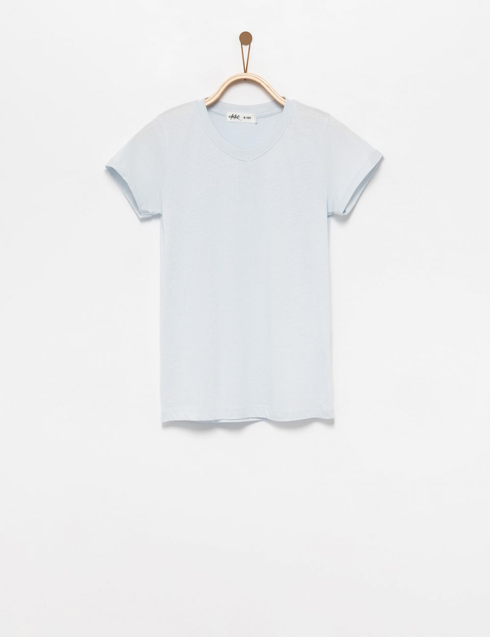 חולצה V שרוול קצר