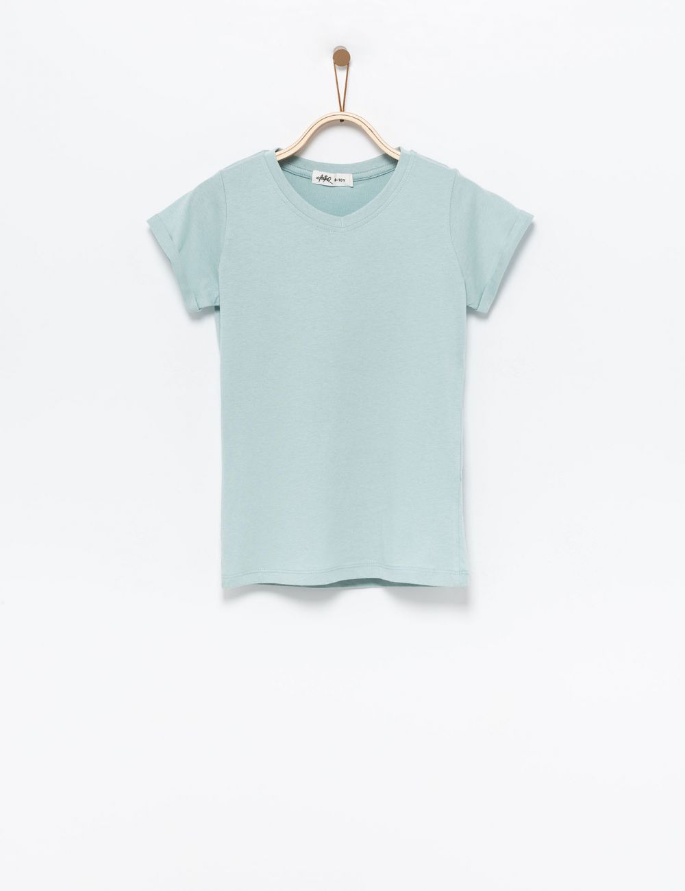 חולצה V שרוול קצר