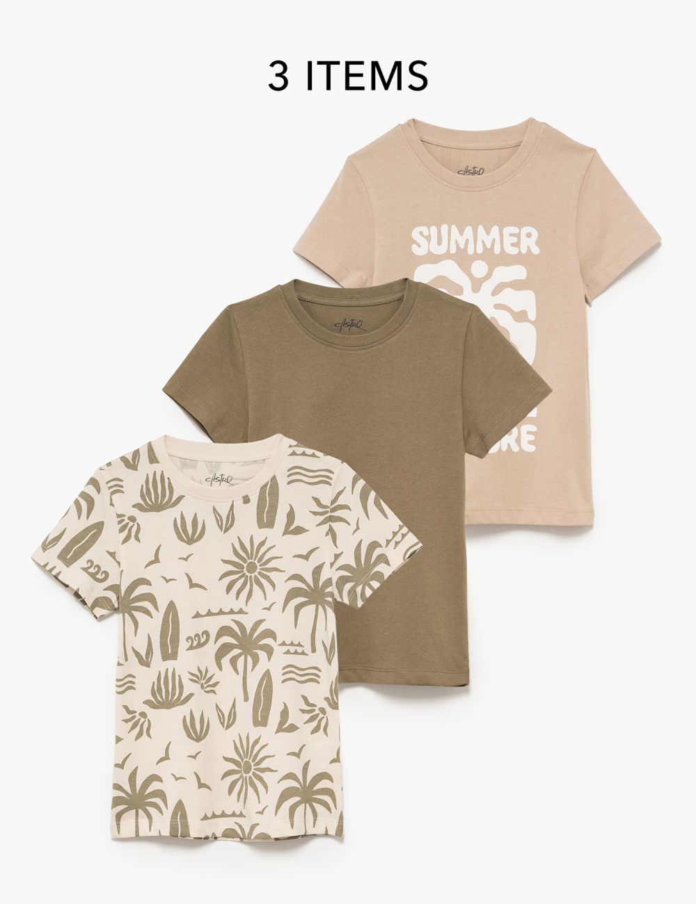 מארז שלישיית טי-שירטים 4Y-12Y