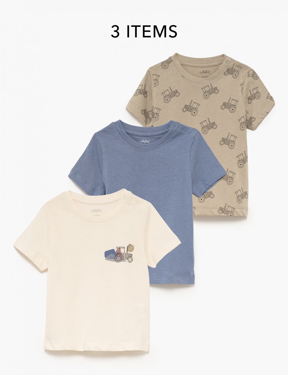 מארז חולצות 6M-4Y