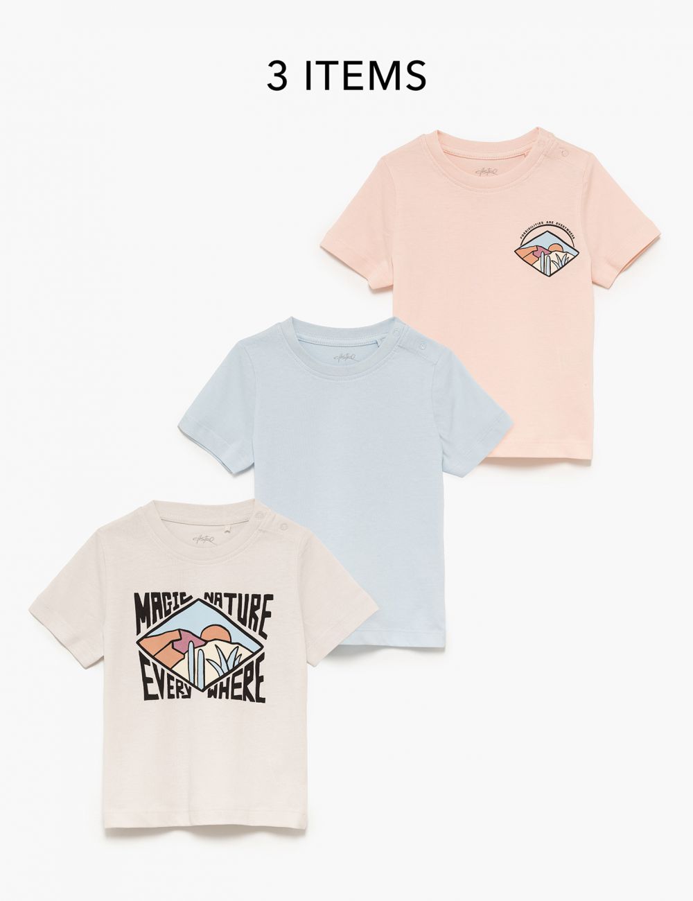 מארז שלישיית טי-שירטים 6M-4Y