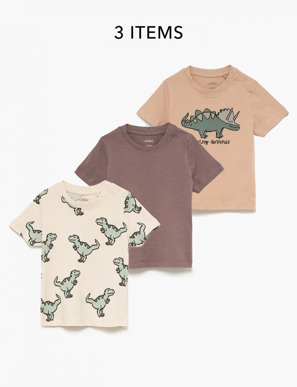 מארז חולצות 6M-4Y