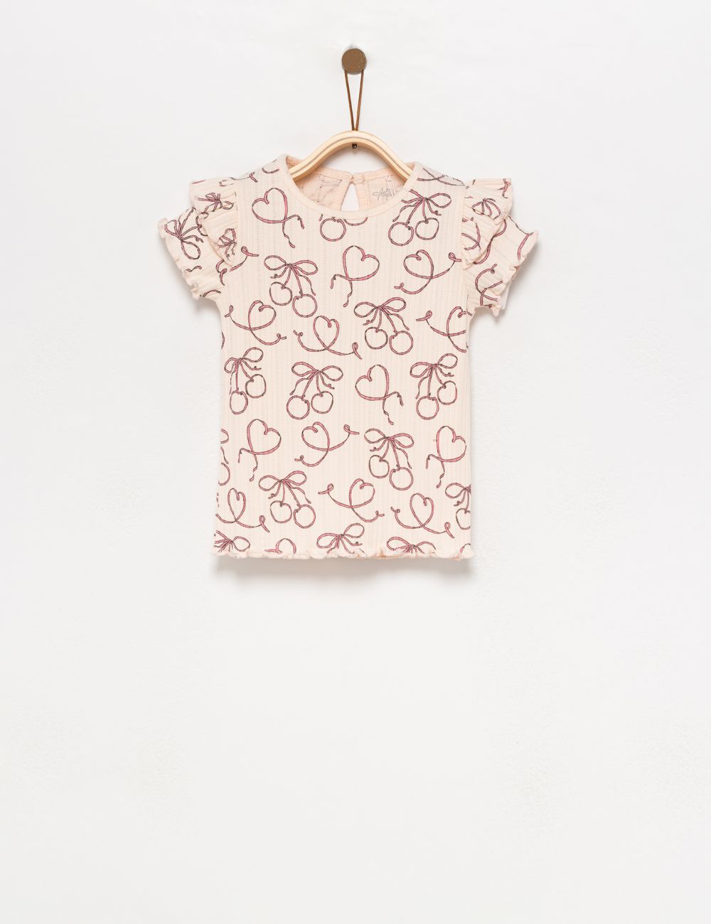 חולצת פוינטל מודפסת