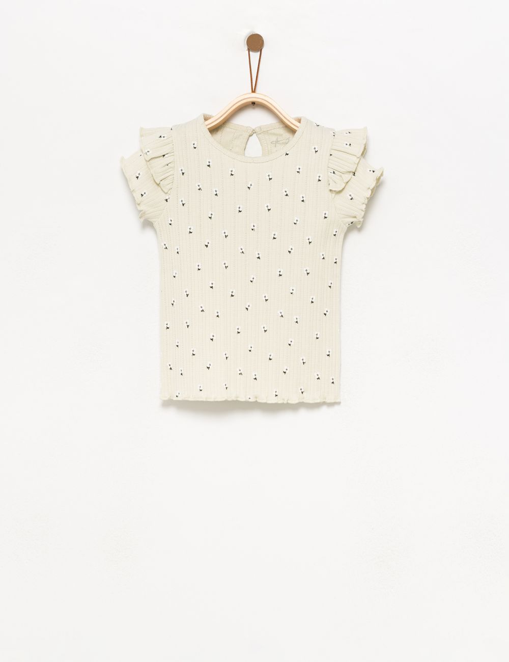 חולצת פוינטל מודפסת