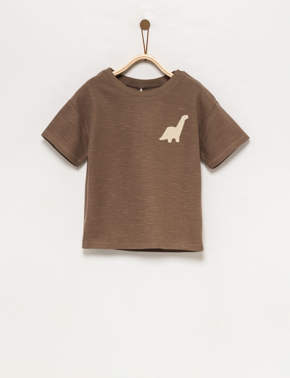 טי-שירט טקסטורה רקומה