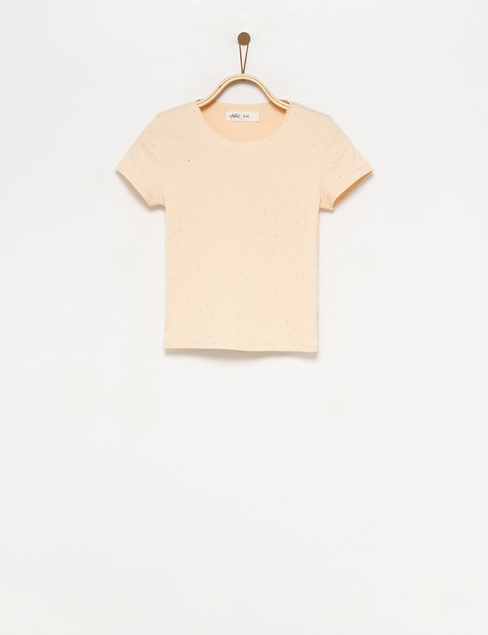 חולצה עם עיטור אבנים