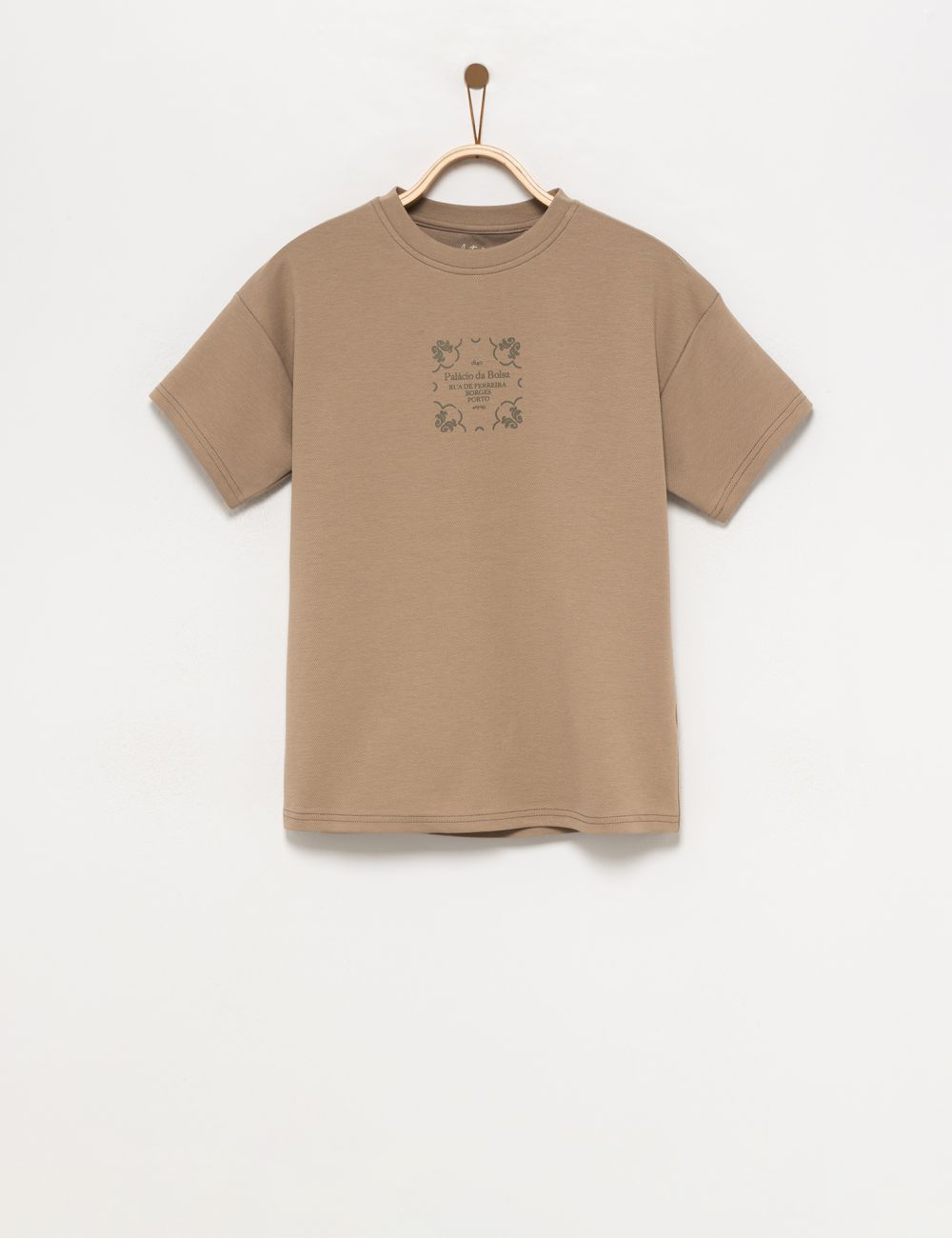 טי-שירט טקסטורה מודפסת