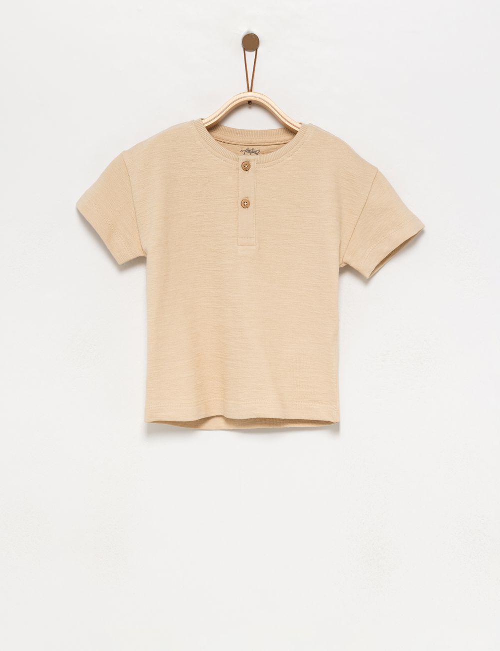 חולצת טקסטורה עם שינה