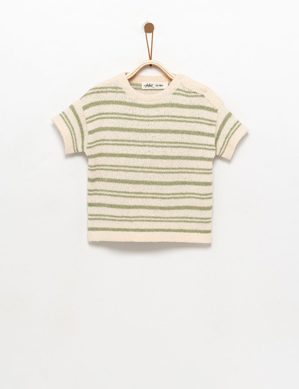 טי סרוגה פסים