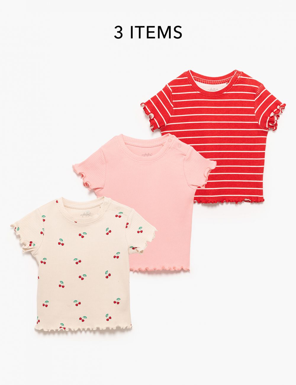 ריב מארז שלישיית חולצות 6M-4Y