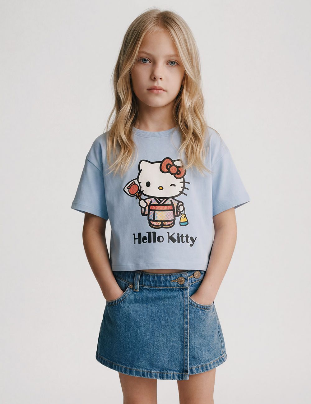 טי-שירט  אוברסייז| Hello Kitty