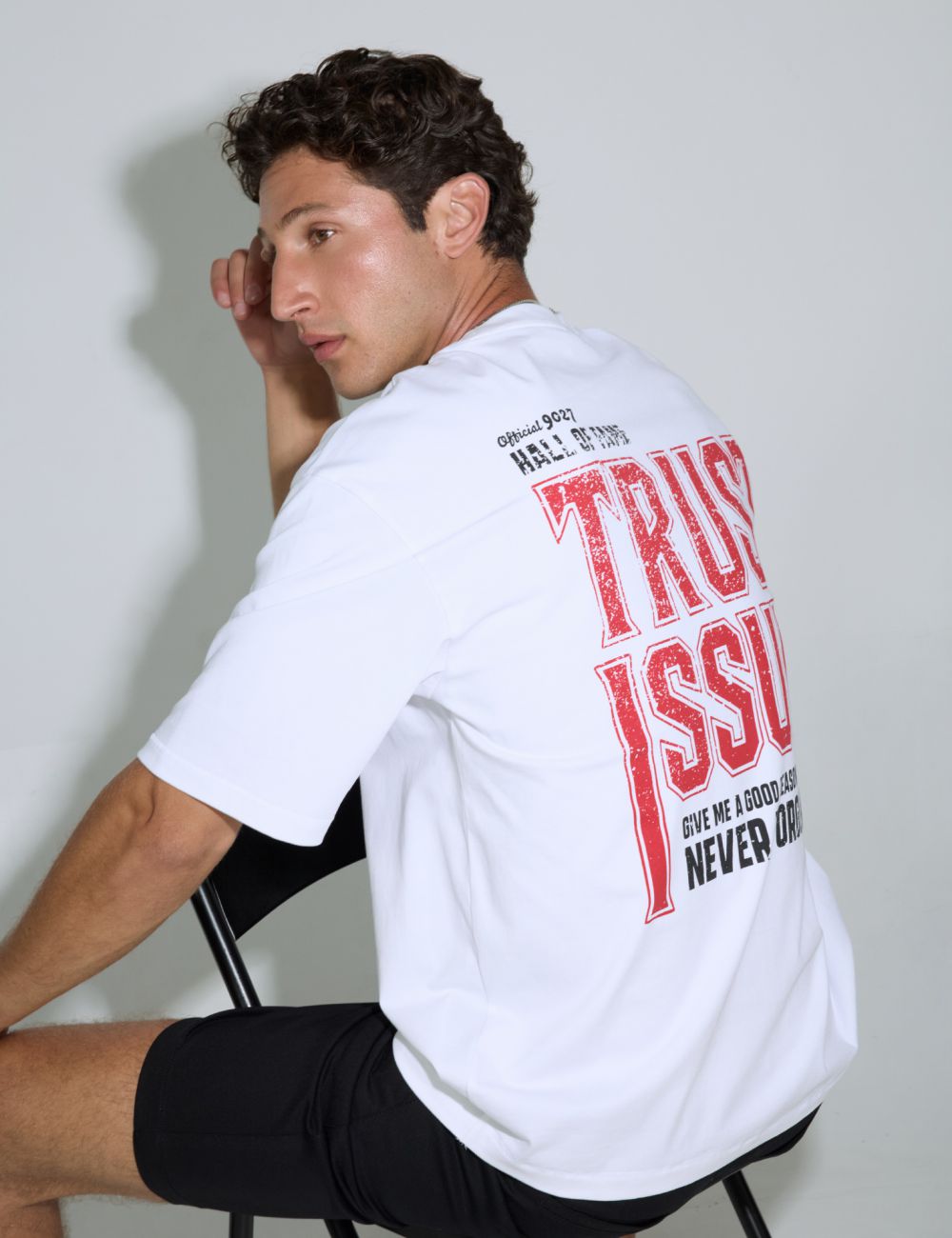 טי שירט אוברסייז שטופה