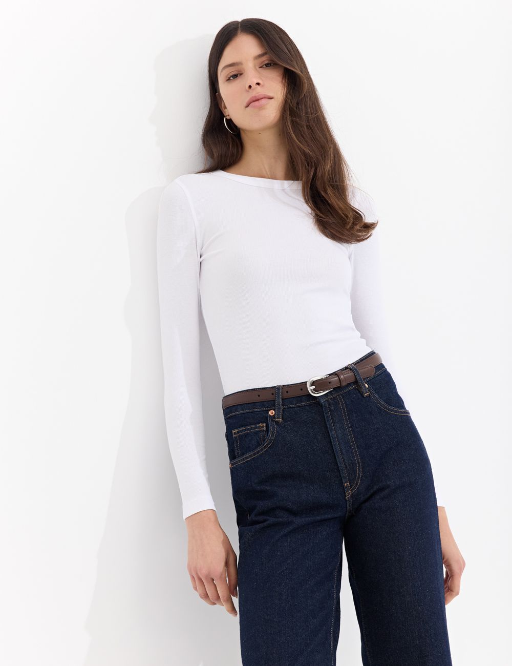 טי שירט ריב בייסיק שרוול ארוך