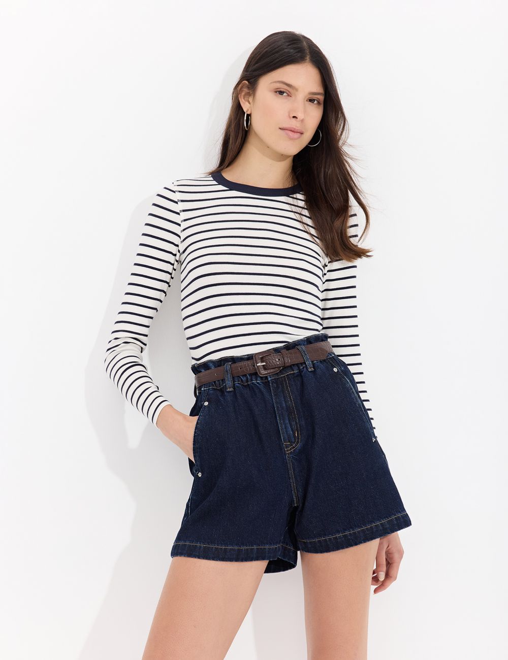 טי שירט ריב בייסיק שרוול ארוך