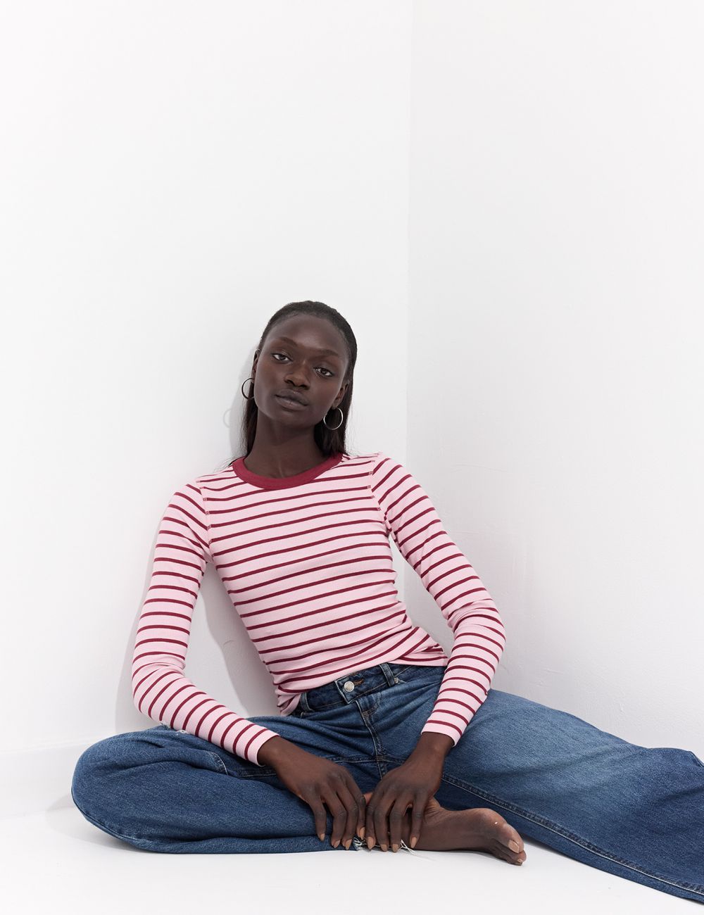 טי שירט ריב בייסיק שרוול ארוך