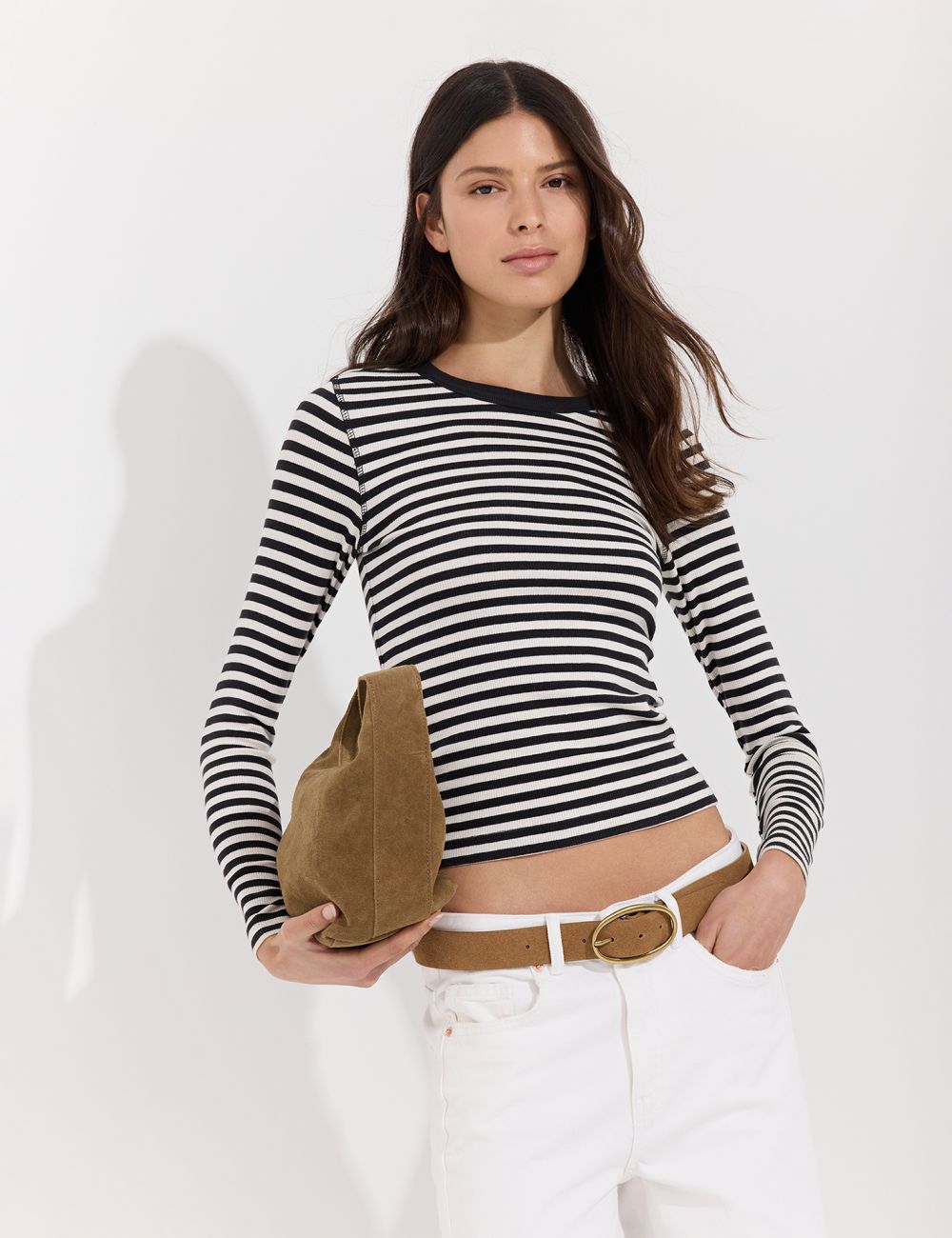 טי שירט ריב בייסיק שרוול ארוך