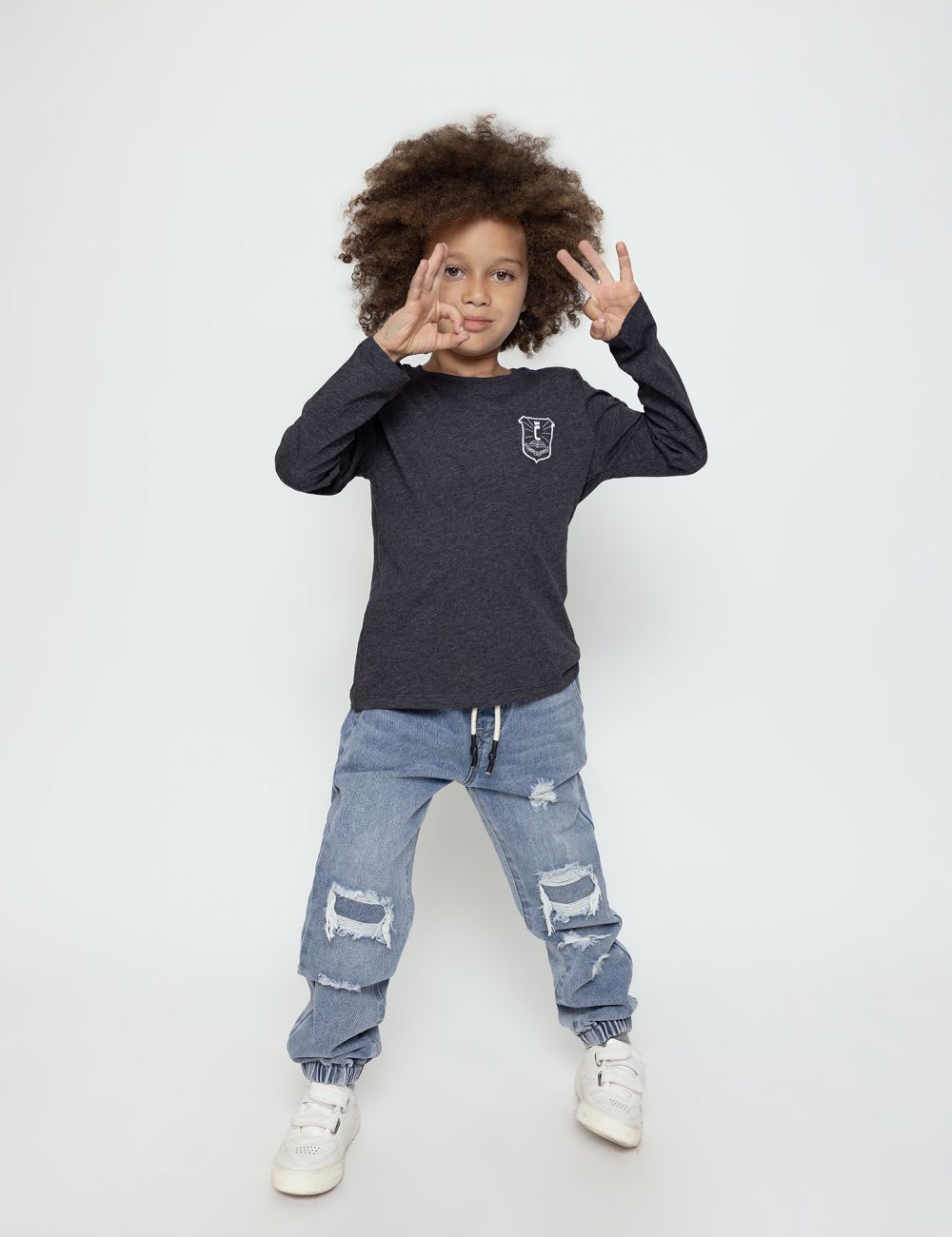 חולצת סלאב ארוכה לבנים