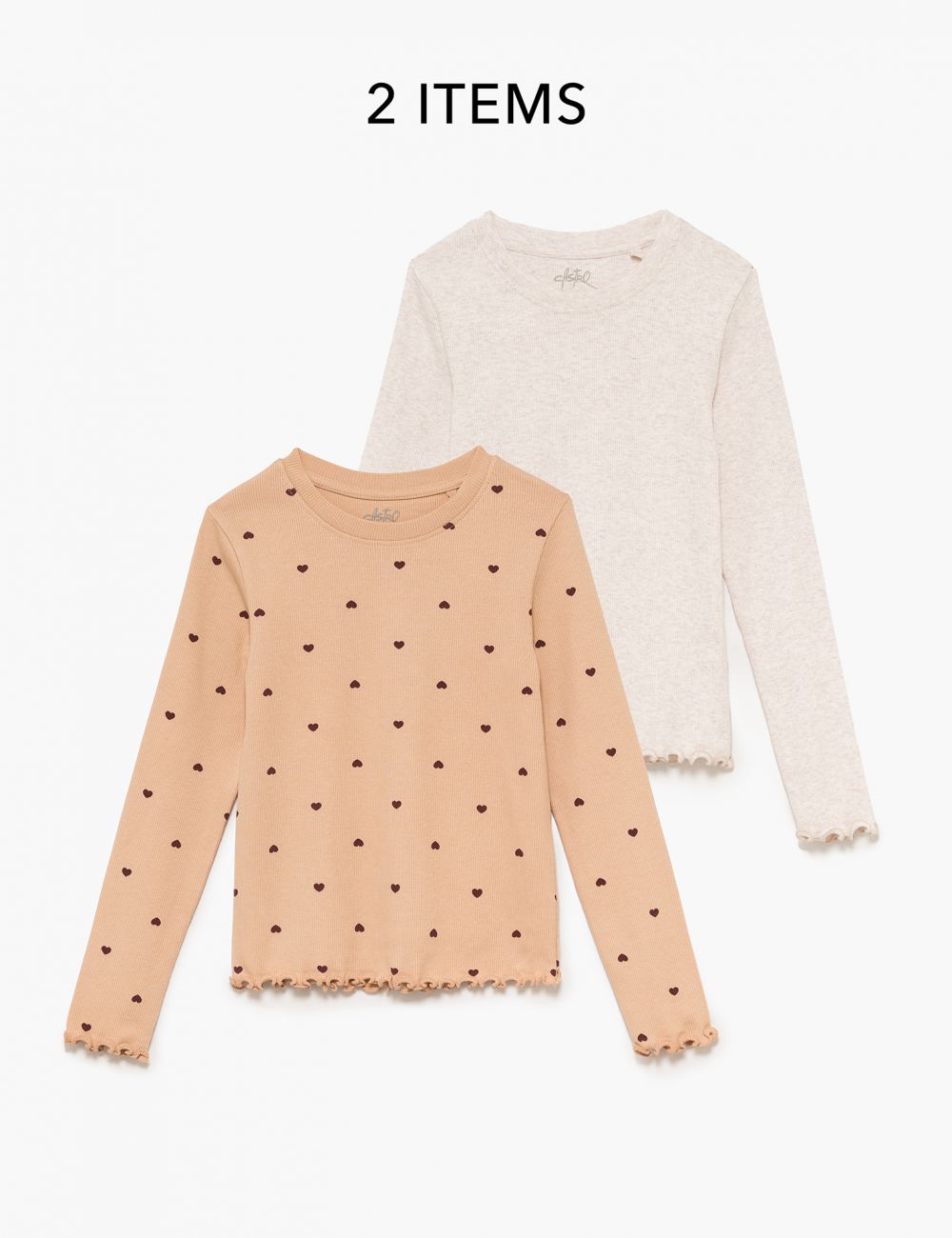 מארז זוג חולצות ריב ארוכות 4Y-10Y