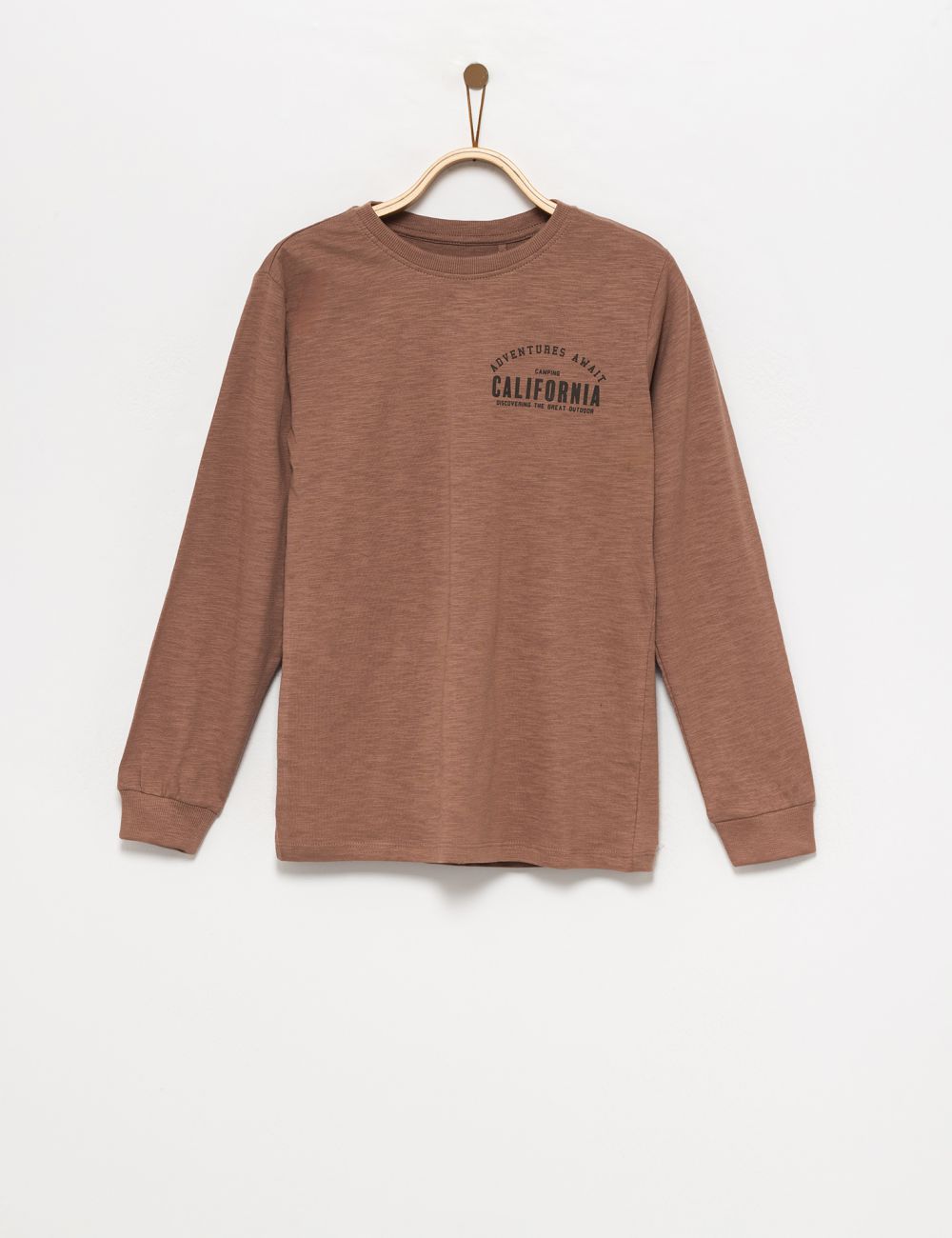 טישרט מודפסת ארוכה