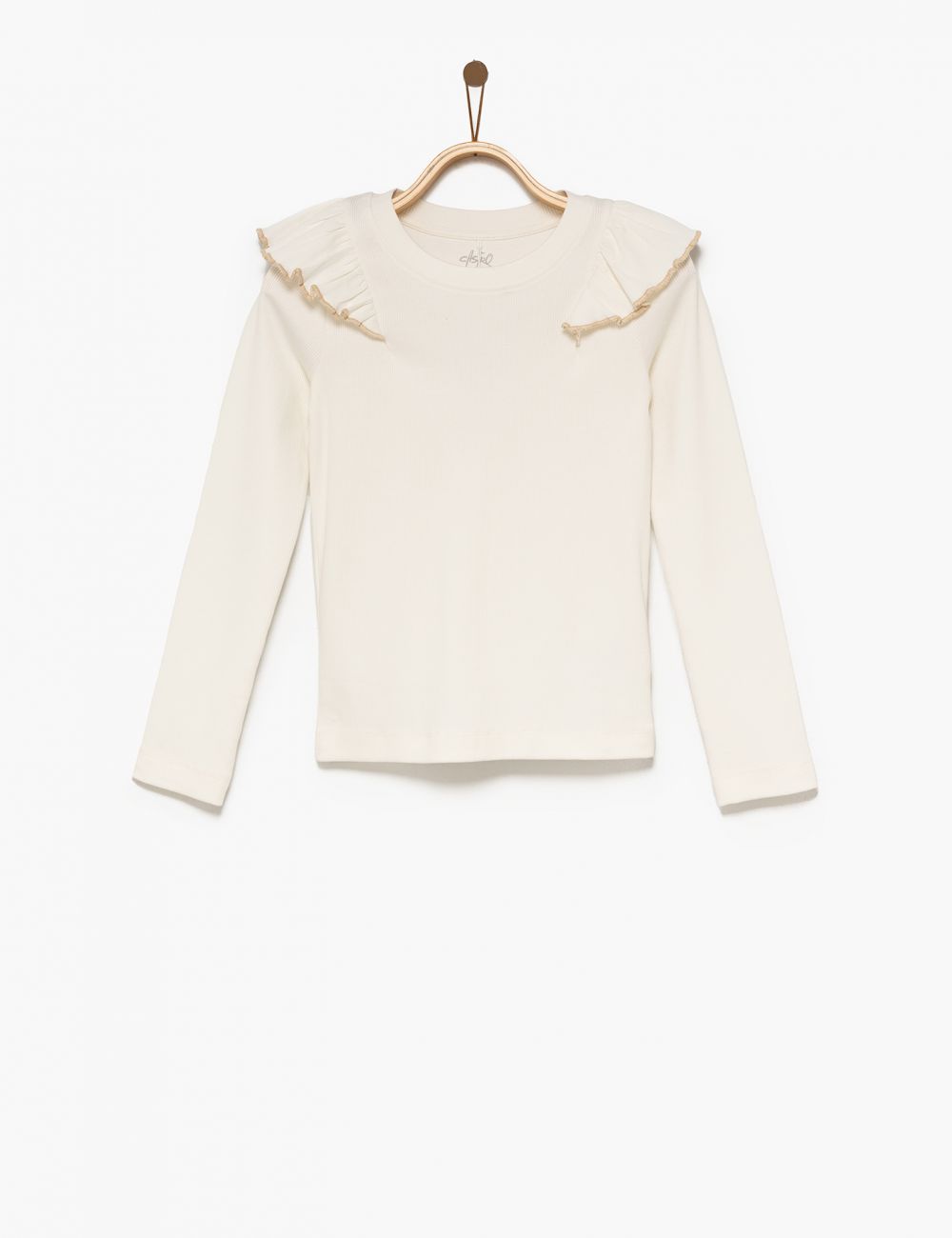 טי-שירט ארוכה עם מלמלה