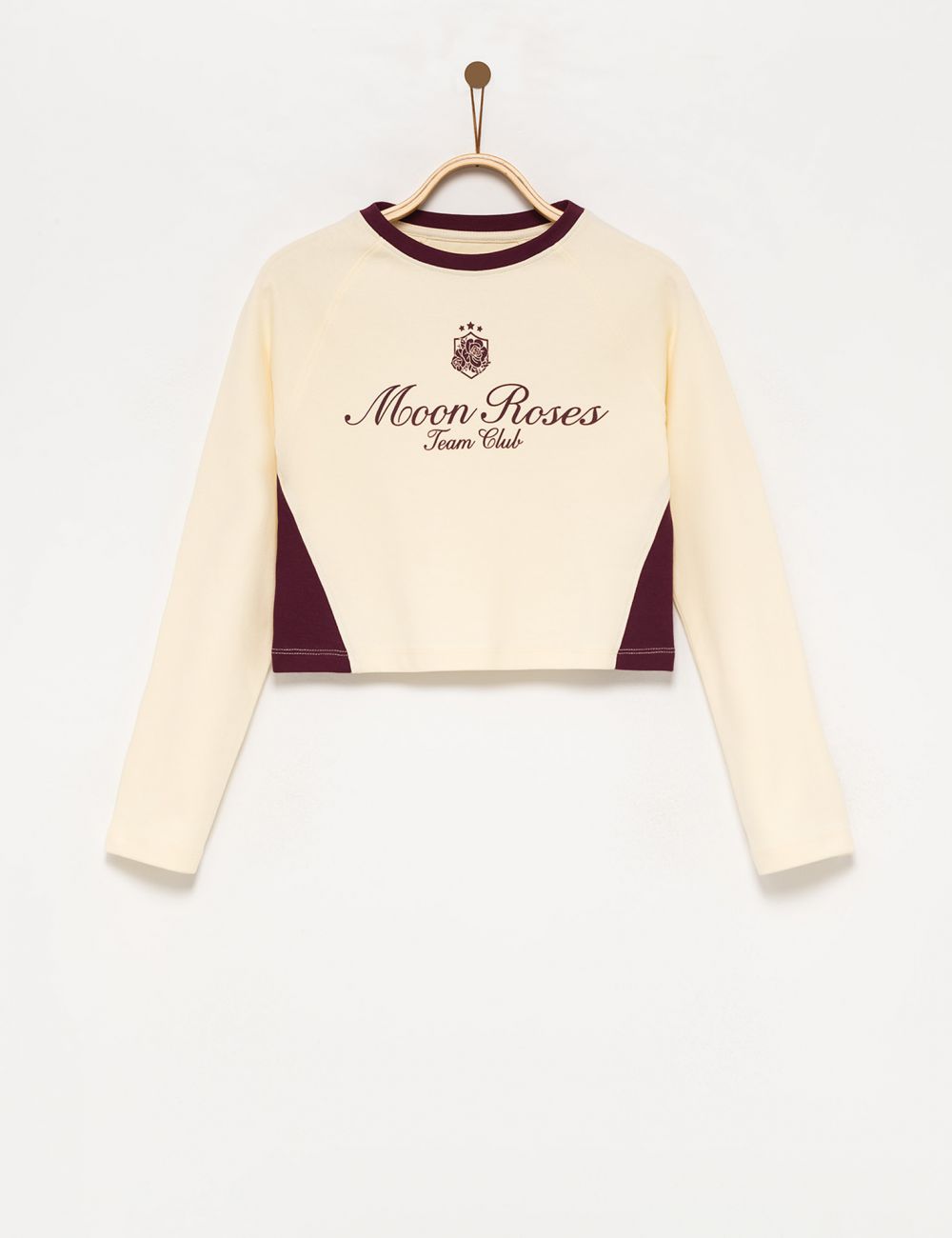 חולצה שרוול ארוך עם חתכים