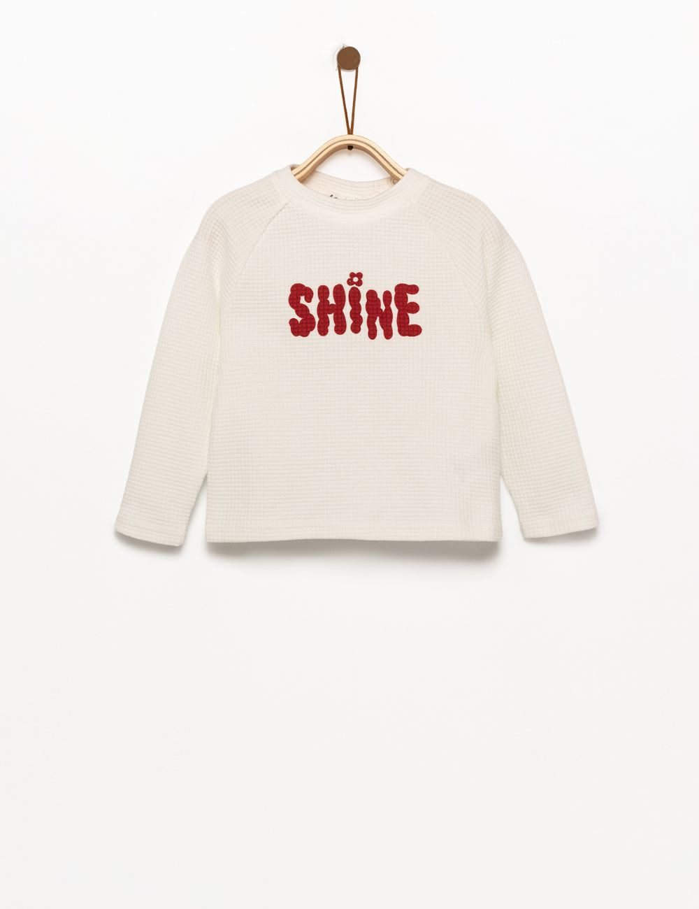 חולצת וואפל עם פרינט