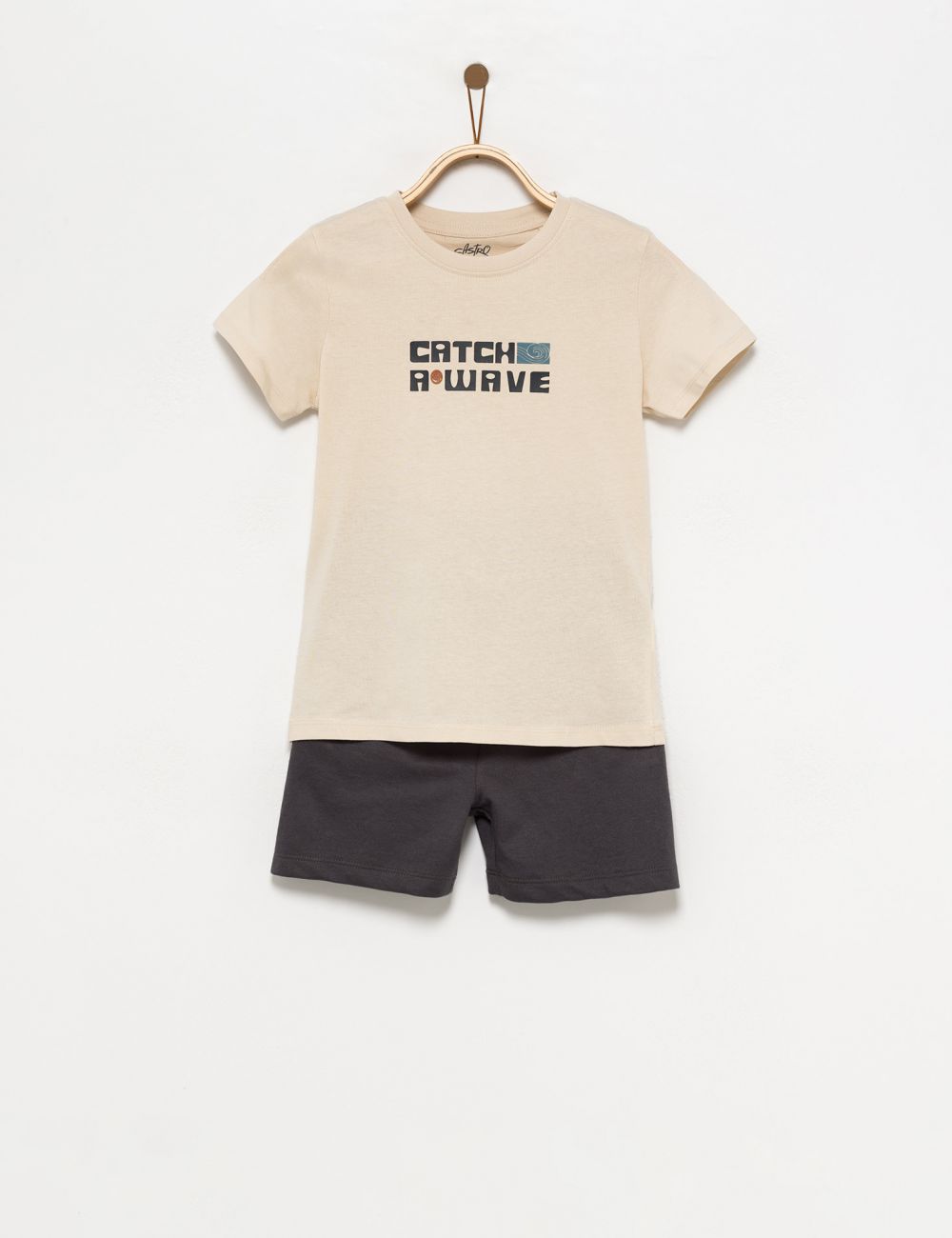 חליפת טקסט קצרה 4Y-12Y