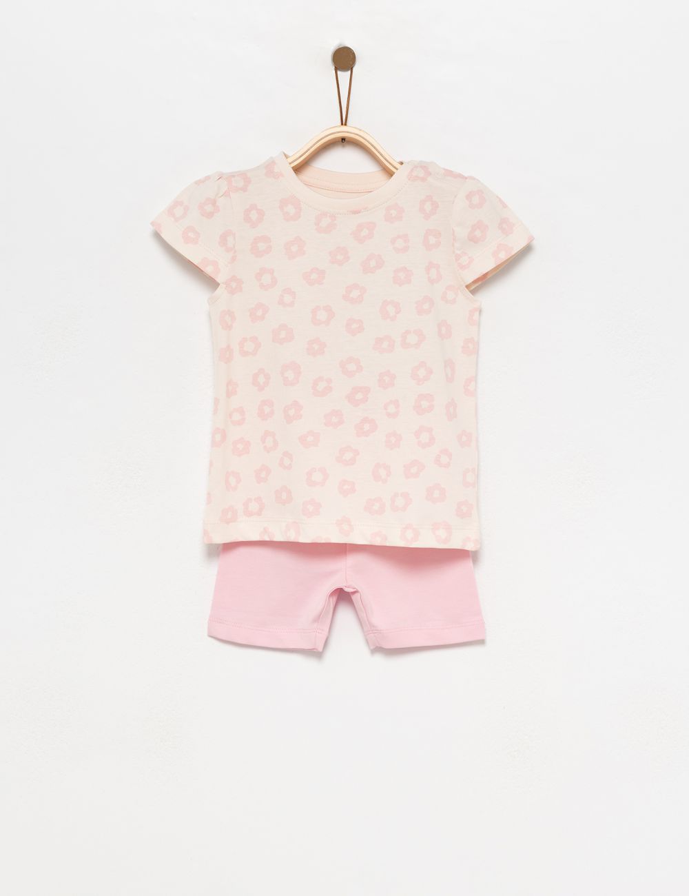 חליפת פרחים מנומרים 6M-4Y