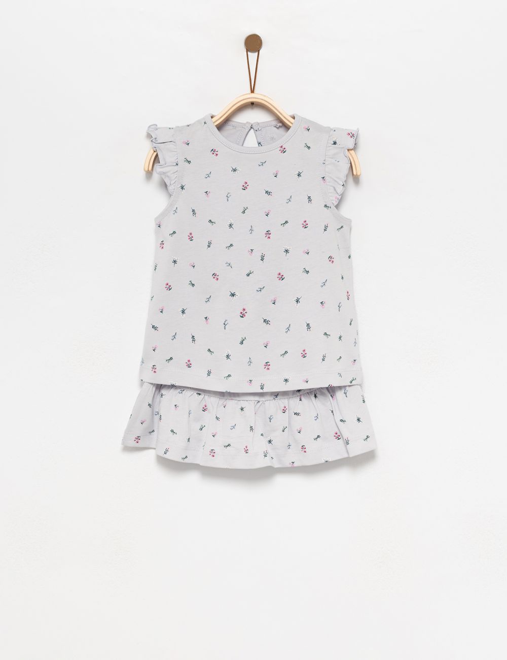 חליפת גן עם חצאית 6M-4Y