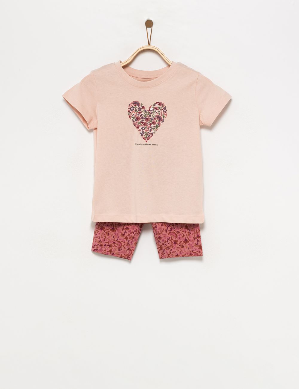 חליפת לב פרחונית 4Y-10Y