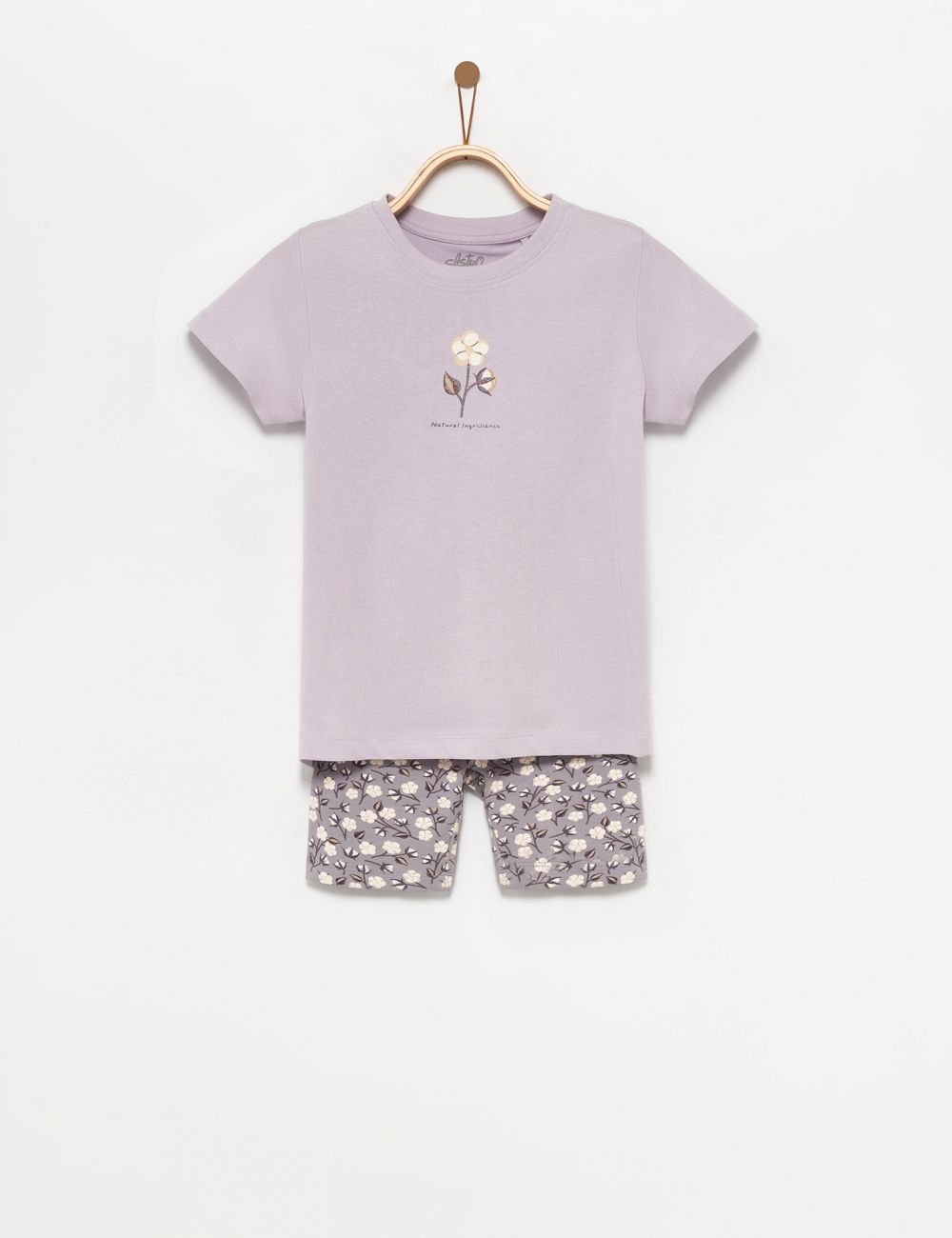 חליפת פרח לבן 4Y-10Y