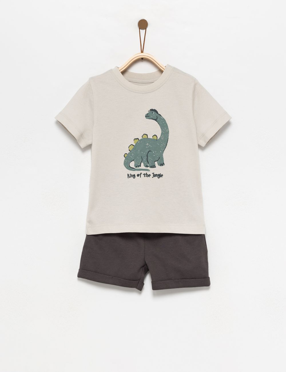 חליפת גן דינו ירוק 6M-4Y