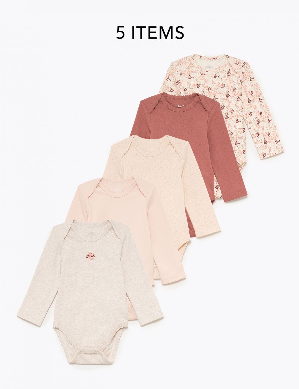 מארז חמישיית בגדי גוף NB-24M