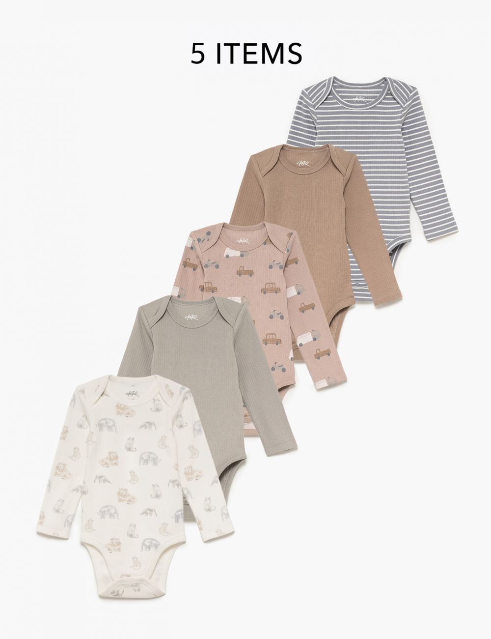 מארז חמישיית בגדי גוף NB-24M