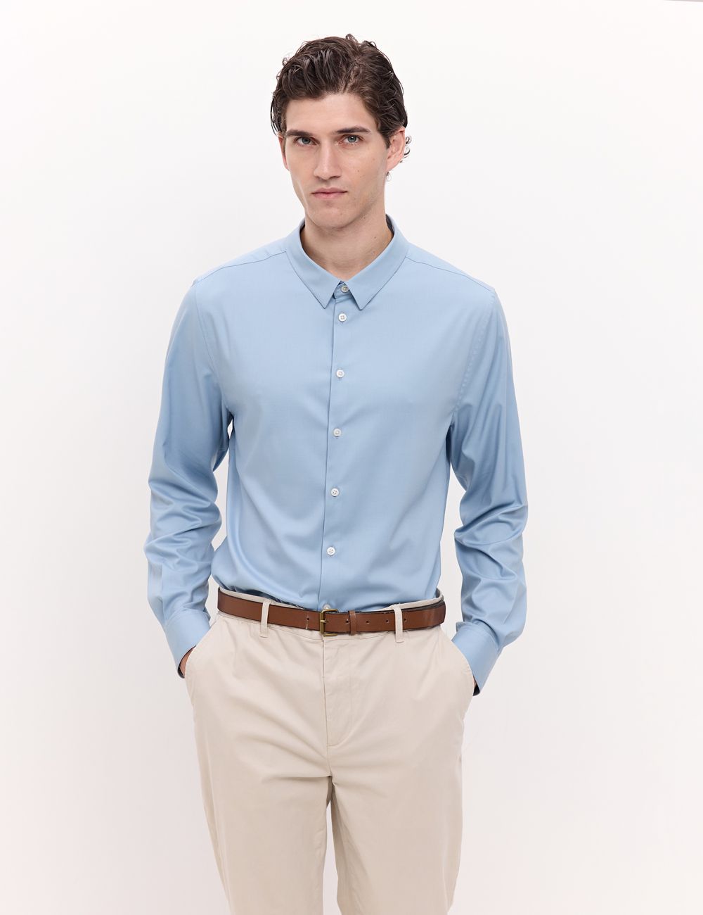 חולצה מכופתרת SLIM FIT