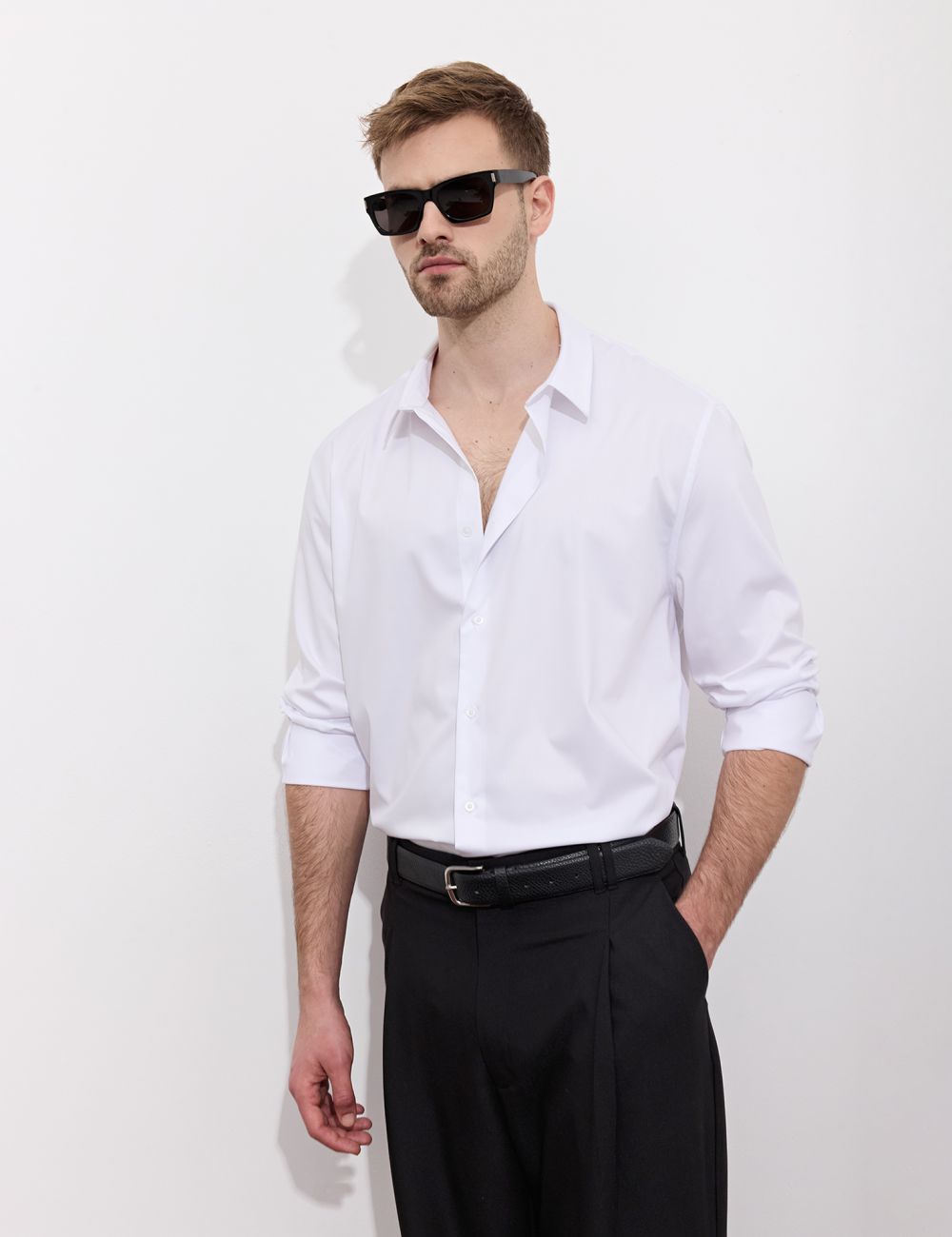 חולצה מכופתרת בגזרת REGULAR