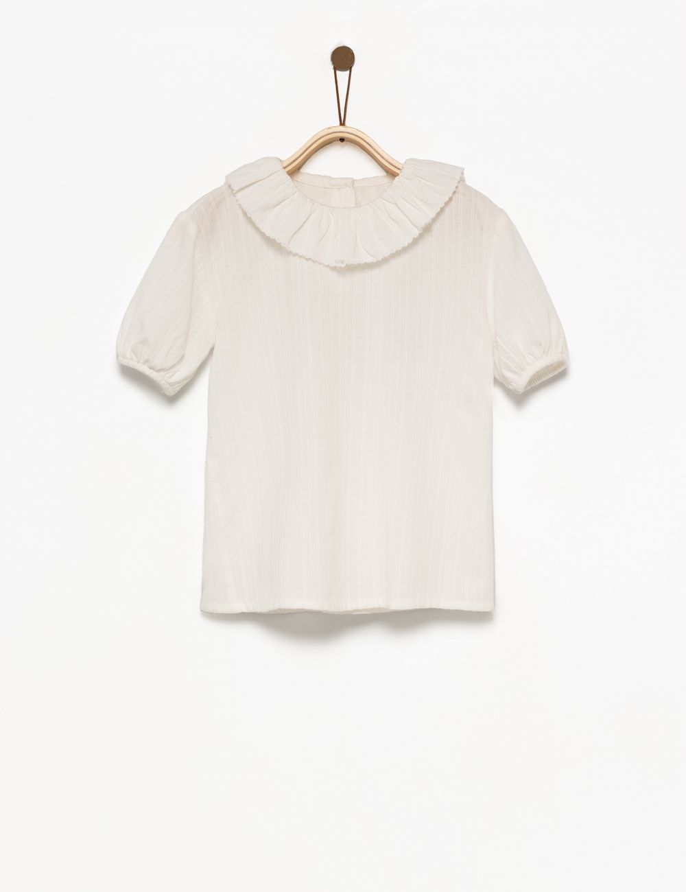 חולצת אריג שרוול קצר