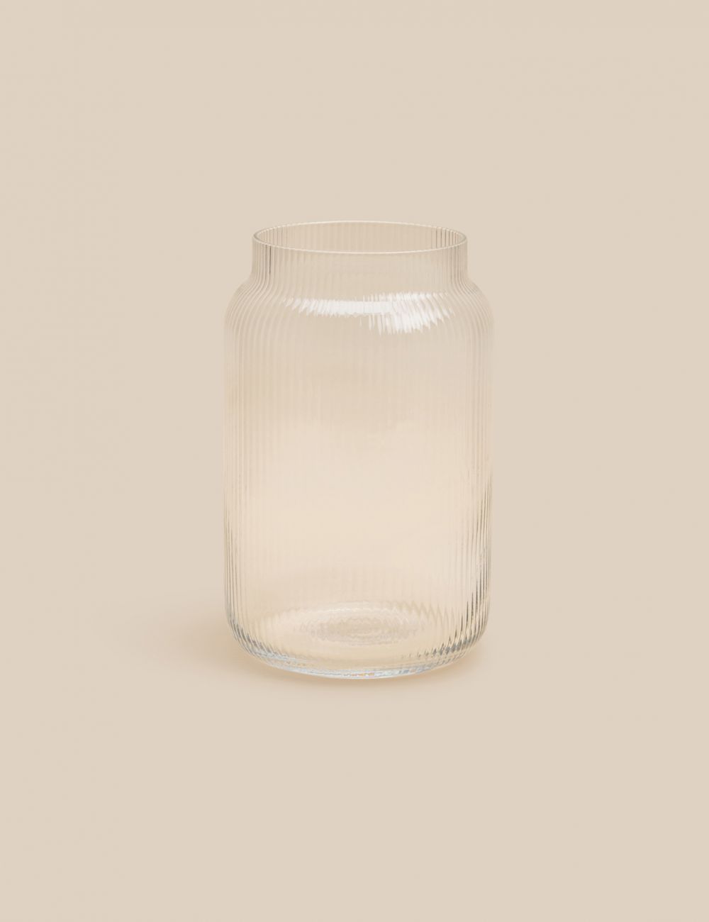 ואזה מזכוכית בטקסטורת פסים 22X12 ס”מ