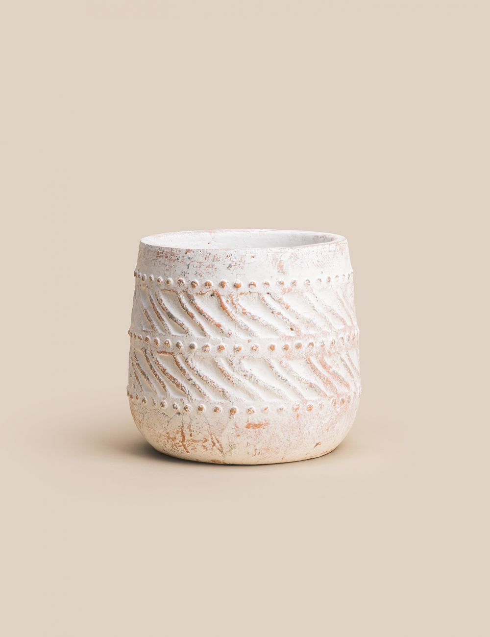 כלי לעציץ תבליט פסים CM23.5