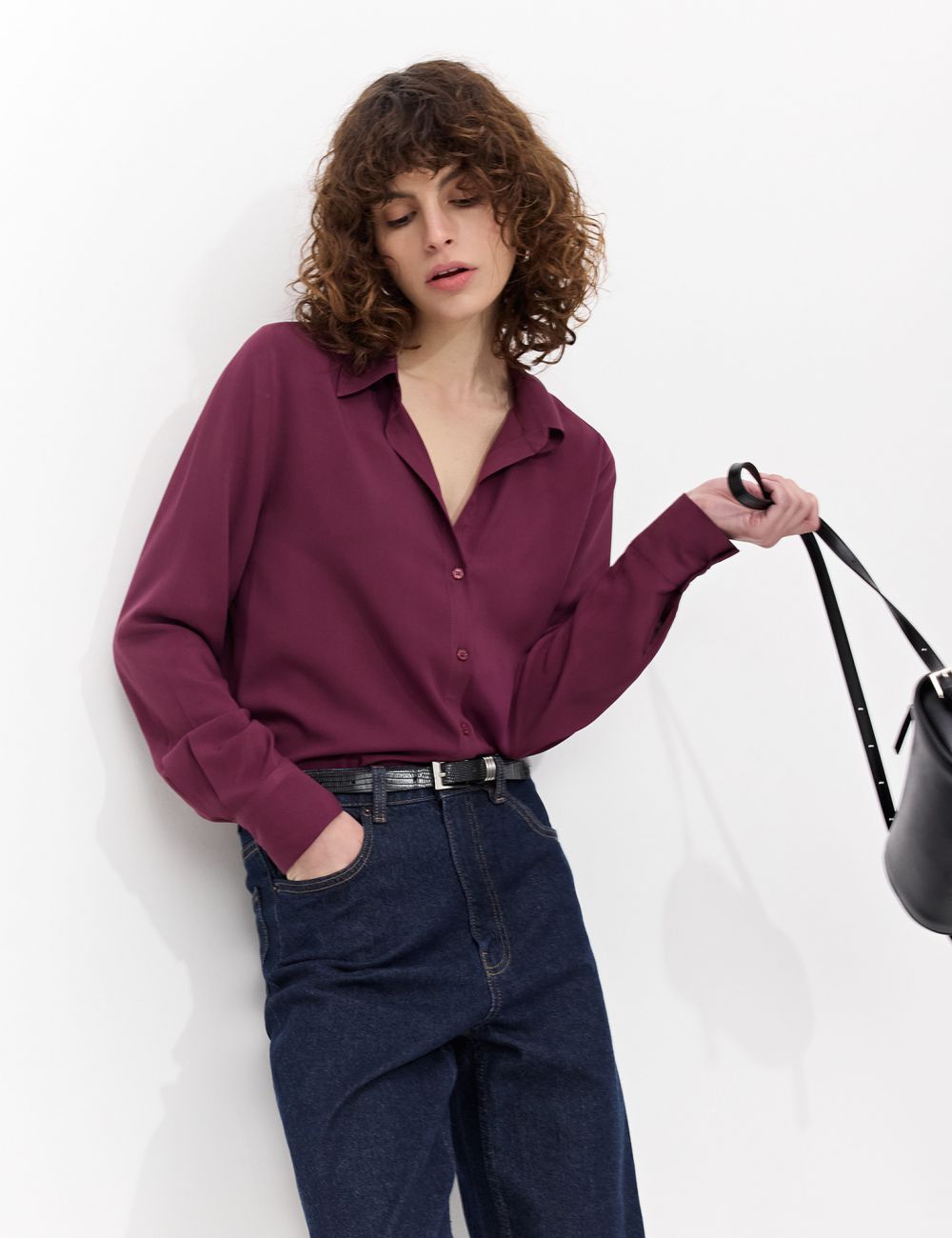 חולצה מכופתרת רכה